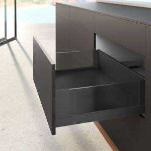 Set laterales de cajones para inserción de vidrio Inlay AvanTech YOU Hettich 500mm