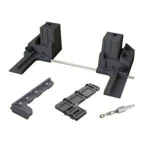 Set con plantilla Fijación de frente para laterales de cajones AvanTech YOU Hettich
