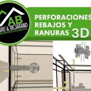 Perforaciones y rebajos 3D - Servicio con módulos